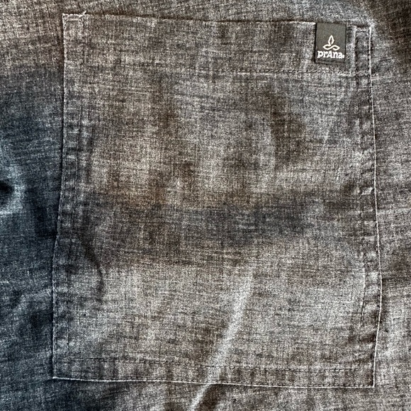 Prana Men’s Charcoal Gray Hemp Blend Lounge Pants XXL Relaxed Casual Wide Leg - Picture 9 of 9